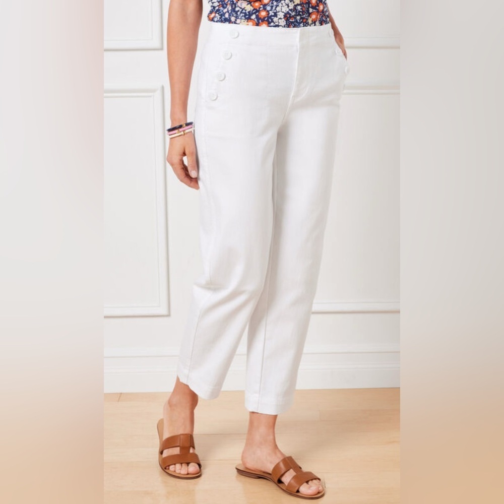 Talbots White Sailor Jeans